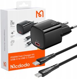 Ładowarka Apple Szybka sieciowa do iPhone'a USB-C 20W z kablem (CH-4692)