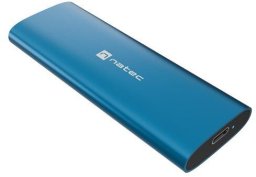 Natec OBUDOWA SSD ZEWNĘTRZNA NATEC RHINO M.2 NVME LITE USB-C 3.2 GEN 2 HORIZON BLUE