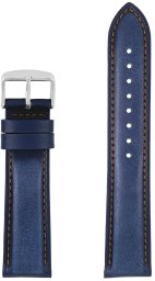 Modern BHP Pasek skórzany Zeppelin niebieski 22 mm