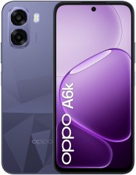 Smartfon Oppo A6k 17,1 cm (6.75") Dual SIM Android 15 4G USB Type-C 4 GB 256 GB 6100 mAh Czarny