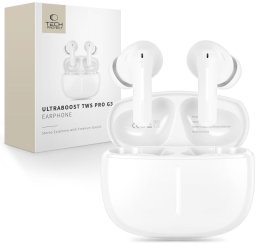 Słuchawki Tech-Protect Ultraboost TWS earphone PRO G3 white (5906302323128)