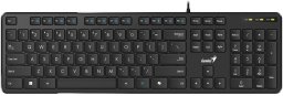 Klawiatura Genius Slimstar M200 Copilot / przewodowa / USB / czarna / CZ+SK layout (31310019409)