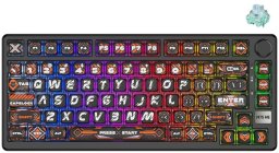 Klawiatura Royal Kludge RKM75 HE Hephaestus Mint (RK-M75HE-HEPHST-MINTSW-US)