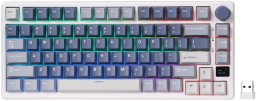 Klawiatura Royal Kludge M75 Ocean Blue Przełączniki Beżowe (RK-M75-OCBLU-BEGSW-US)