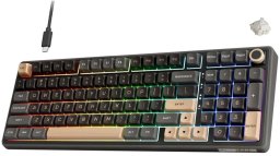 Klawiatura Royal Kludge RK R98Pro Phantom Beżowe przełączniki (RK-R98PRO-PHNTM-BEGSW-US)
