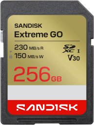 Karta SanDisk Extreme GO SDXC 256 GB UHS-I/U3 V30 (SDSDXGN-256G-GNCIN)