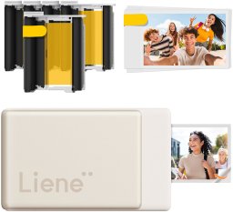 Drukarka fotograficzna Liene fotograficzna przenośna drukarka do zdjęć (Pearl N200 Pro 2x3")