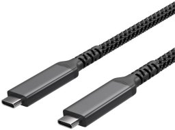 Shiverpeaks Kable komputerowe i przejściówki kabel do ładowania USB C/C 3.2 100W PD Textil 1m