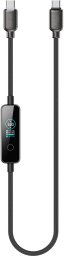 Kabel USB 4smarts USB-C Kabel ScreenCord 240W 1,2m, czarny (543240)