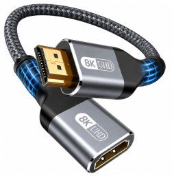 Adaptec Przedłużacz HDMI 2.1 8K 60Hz / 4K 240Hz 0,8m (2023072920233063566)