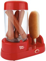 Jocca Urządzenie do Hot Dogów 350W do 6 Kiełbasek Czerwony