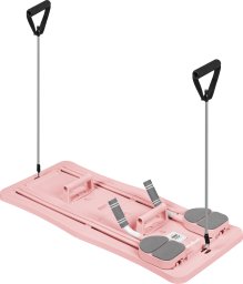 Rebel Domowy zestaw do pilates, wielofunkcyjny przyrząd do ćwiczeń fitness 9 w 1, kolor różowy