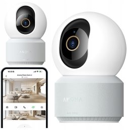 Kamera IP 70mai Anona Pano 8MP Wewnętrzna 4K UHD Wi-Fi Kamera obrotowa 360