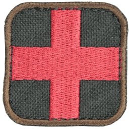 Party Deco Condor - Naszywka - Medic Patch - Czarny - 231-002