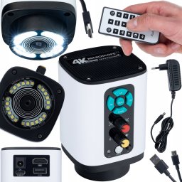 Mikroskop Rosfix Cyfrowy 4K ALTAIR PRO HDMI USB 24 LED sensor SONY 8.29MP CMOS