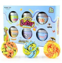 Branded toys Slime z akcesoriami Fluffy Butter Blue