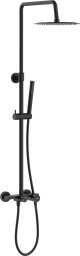 Zestaw prysznicowy momali 2424930-MBK / VALVEX / CANNOLI / Kolumna natryskowa / Black matt