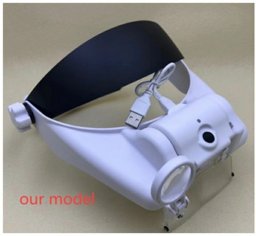 ATL AG578B Okulary powiększające led 8x
