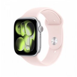 Apple Pasek sportowy w kolorze jasnoróżowym do koperty 46 mm - rozmiar S/M (MHYF4ZM/A)