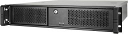 Obudowa serwerowa Chieftec Rack, Server, Black, ATX, Mini-ATX, SGCC, 2U (UNC-209S-B-OP)