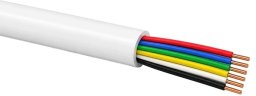 BITNER Przewód telekomunikacyjny alarmowy, domofonowy YTDY 6x0.5 LSOH B2ca 100m biały Q-LANTEC (KS-YTDY-LS-06050-100B)