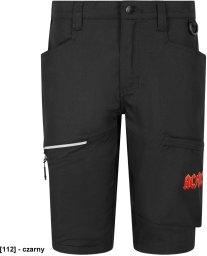 CERVA Elastyczne szorty krótkie spodnie strecz rozciągliwy elastyczny pas kieszenie D-ring dużo kieszeni odblaski elastyczna talia AC/DC szorty ACOAKSHORT - ACDC SHORT 50
