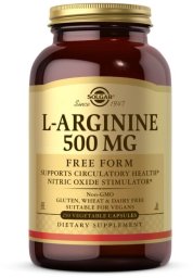 Solgar L-Arginine Free Form - L-arginina wolna forma 500 mg (250 kaps.)