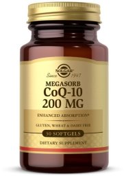 Solgar Megasorb CoQ-10 200 mg - Koenzym Q10 - Kaneka 200 mg (30 kaps.)