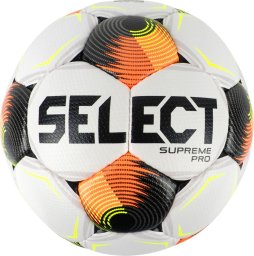 Select Piłka nożna Supreme Pro FIFA Basic biało-czarno-pomarańczowa 5 1001356/111148