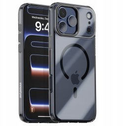 Innostyle Etui magnetyczne Case wzmocnione do MagSafe iPhone 17 Pro czarne