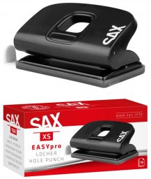 Dziurkacz SAX Dziurkuje do 10 kartek 158 EasyPro XS, czarny (ISAXE158-05)