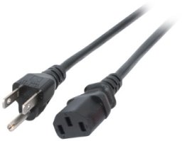 EFB Kabel zasilający USA/NEMA-C13 czarny (EK462.1.8)