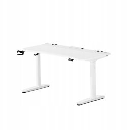 Diablo Chairs Biurko gamingowe elektryczne białe Diablo X-Forge 1400 (5907367511185)