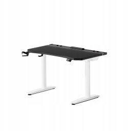 Diablo Chairs Biurko gamingowe elektryczne czarno-białe Diablo X-Forge 1200 (5907367511864)