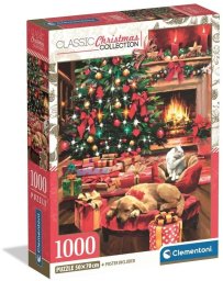Clementoni Puzzle 1000 Xmas Coll. Christmas By The Fire (8005125371273)