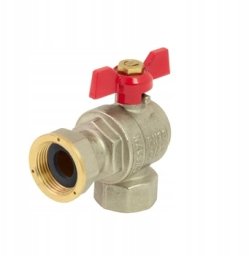 Perfexim Kurek kulowy kątowy perfekt system z obrotową nakrętką PHA-010/O 1 1/4" DN32 00-010-0320-001