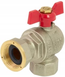Perfexim Kurek kulowy kątowy perfekt system z obrotową nakrętką PHA-010/O 1" DN25 00-010-0250-001