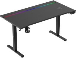 Biurko Huzaro Hero 8.7 RGB Czarne 140 cm x 70 cm