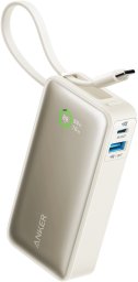 Powerbank Anker Nano - 10000 mAh - 30 Watt - 3 A - 2 Ausgabeanschlussstellen (USB-C, USB) - Shell White