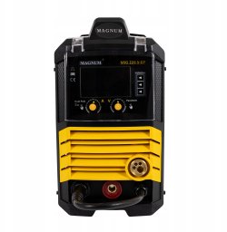 Magnum Półautomat spawalniczy invertorowy MIG-224 LCD DUAL PULS synergia MMA 200A/60%, 230V, MB24/3, GP50,MMAR, D200 (33053)