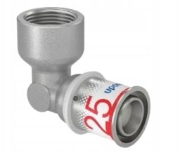 Uponor S-Press PLUS kolano z gwintem wewnętrznym 25-Rp3/4"FT