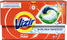 Vizir All in 1 Pods Alpejska Świeżość – Kapsułki do prania 22 szt. (746113)