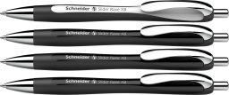 Schneider Długopis Slider Rave XB czarny Pudełko 4 szt. (50-132584)