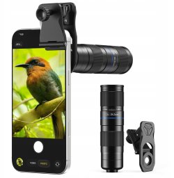 Apexel Obiektyw HD Telezoom Zoom 5-10x Do Telefonu Luneta Monokular 2w1 / Apl-tm5-10x (SB11893)