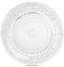 Lumarko Talerz deserowy 18 cm szkło kryształowe śniadaniowy ciasta VILDE (Ori_139833)