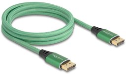 Kabel Delock DisplayPort Kabel 16K 60 Hz 2m zielony Metall