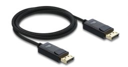 Kabel Delock Kabel DisplayPort koaksjalny 16K 60 Hz 80 Gbps z plecionym pokryciem 2m