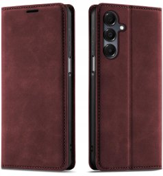 krainaGSM Etui Z Klapką Do Samsung A16 5G Zamykane Magnetyczne Skórzane +Szkło