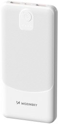 Wozinsky Powerbank Wpower WPBBK-3 10000 mAh 10 W 2x USB-A 2A - biały (5907769387739)