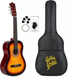 Golden Guitar Gitara klasyczna 39" 4/4 sunburst GK39SU+ akcesoria one size
